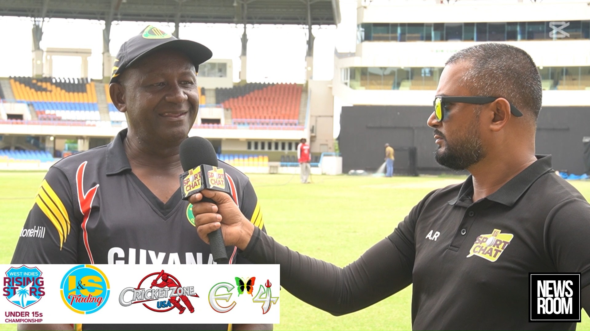 POST-MATCH INTERACTION: Manager of the Guyana team Terry Newton speaks ...