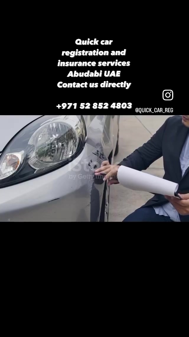 Quick Car Registration Services | Abu Dhabi