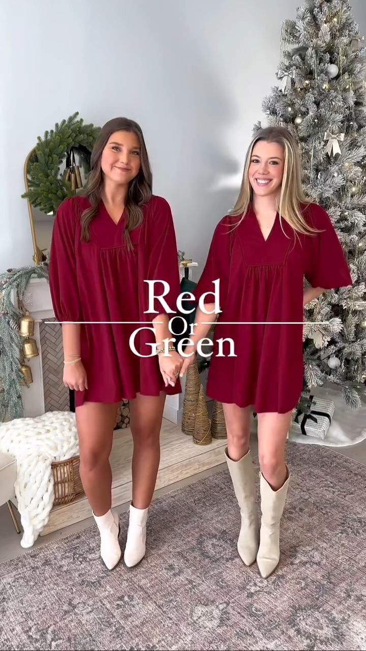 simple holiday dresses Try on our new with us 💃 Comment which one is your favorite? ✨ for:Parents