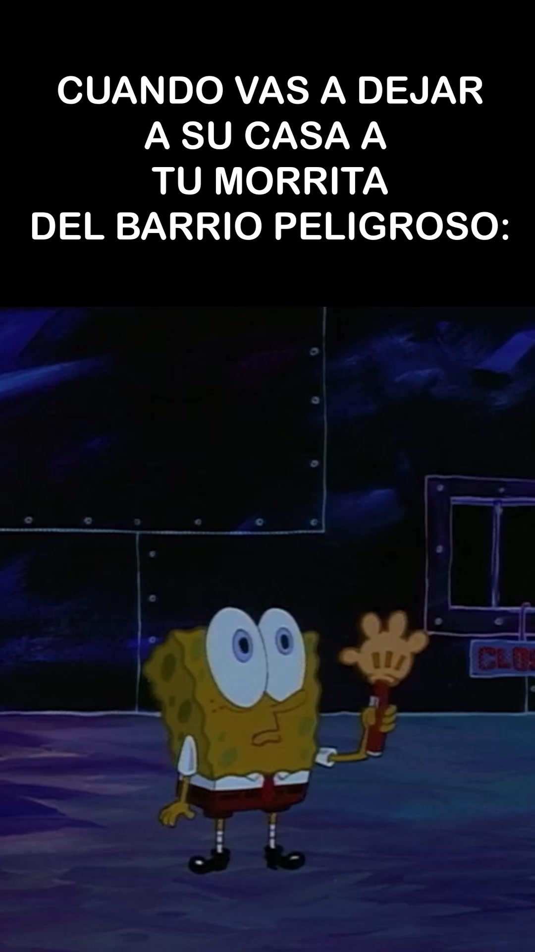Pues es que también hasta dónde viven 🥲. #Bobesponja #meme #nickelodeon ...