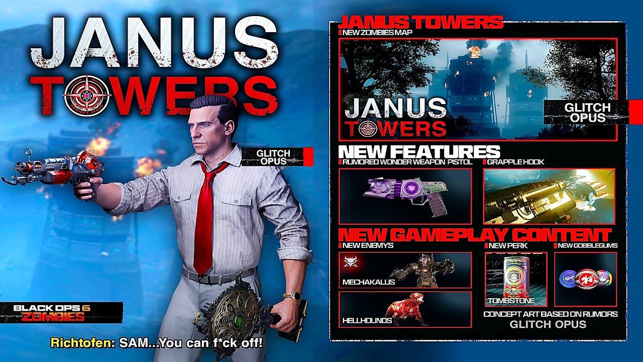 Black Ops 6 Zombies DLC 4 Janus Towers HUGE Leaks + Storyline