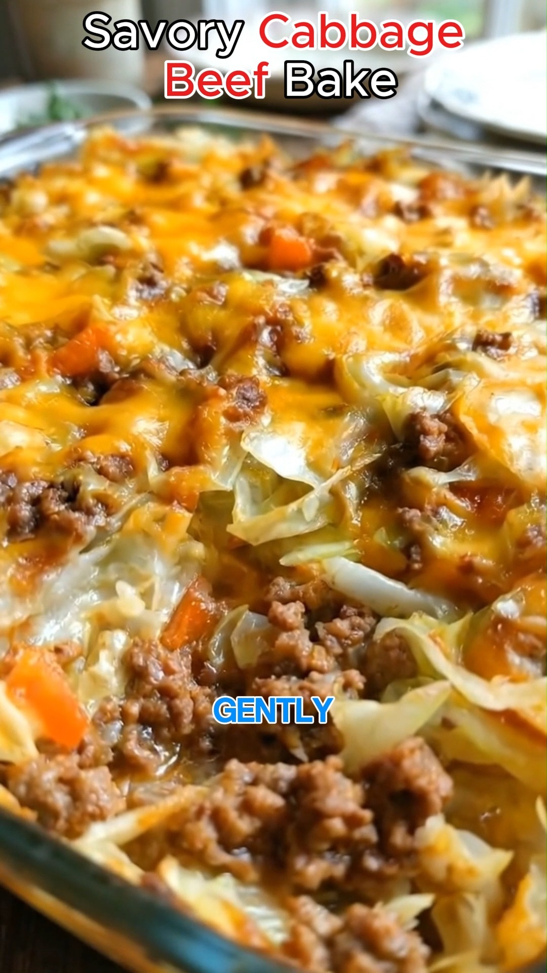 Hearty, simple, and full of comfort 🥰 Ground beef, cabbage, rice, and ...