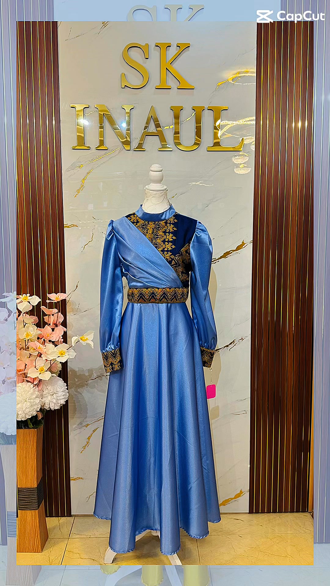 SK INAUL New Amarah Formal Dress Collection with Authentic Inaul Fabric
