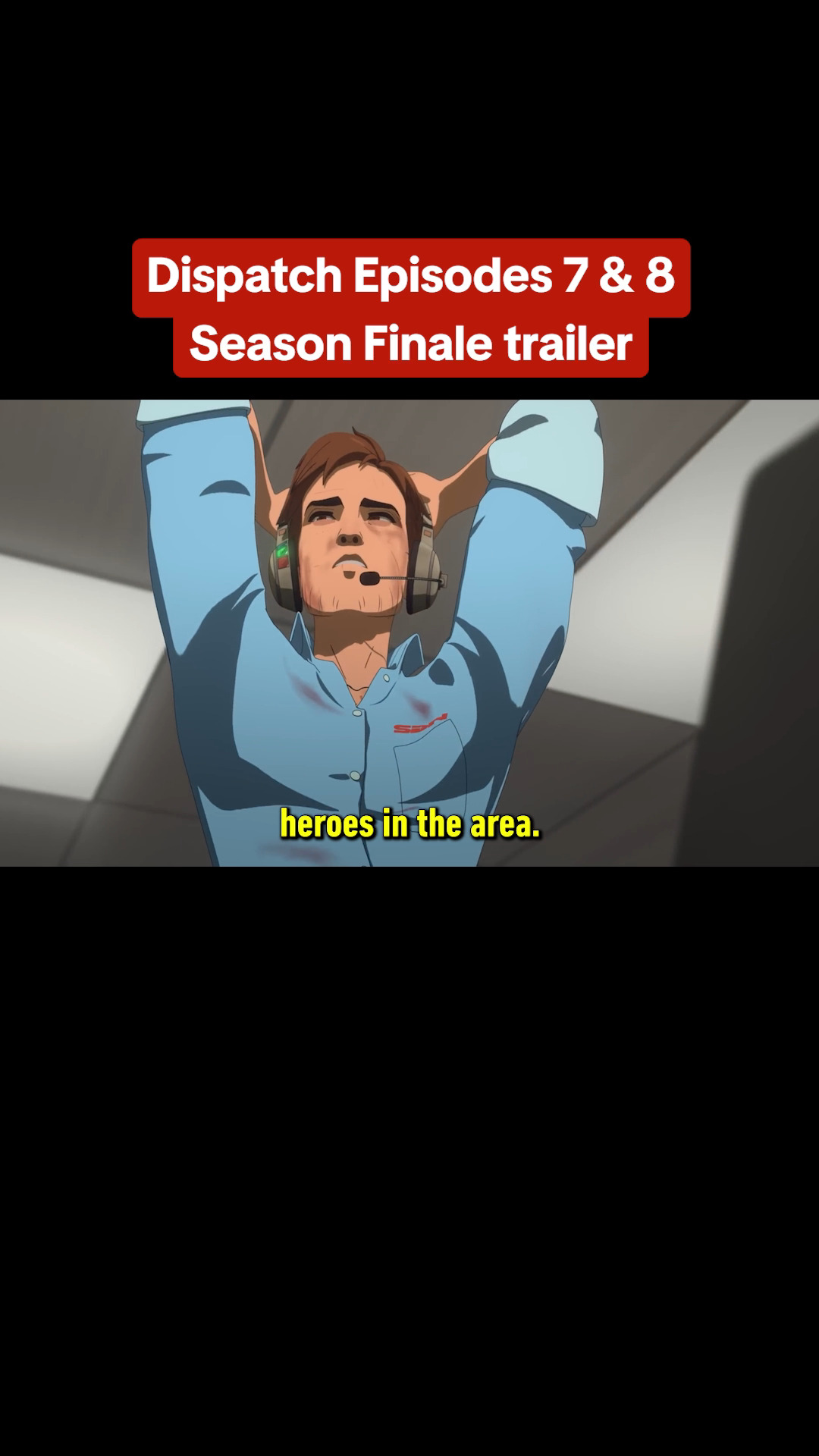 Dispatch is ending soon! Are you ready for the finale? #dispatch # ...