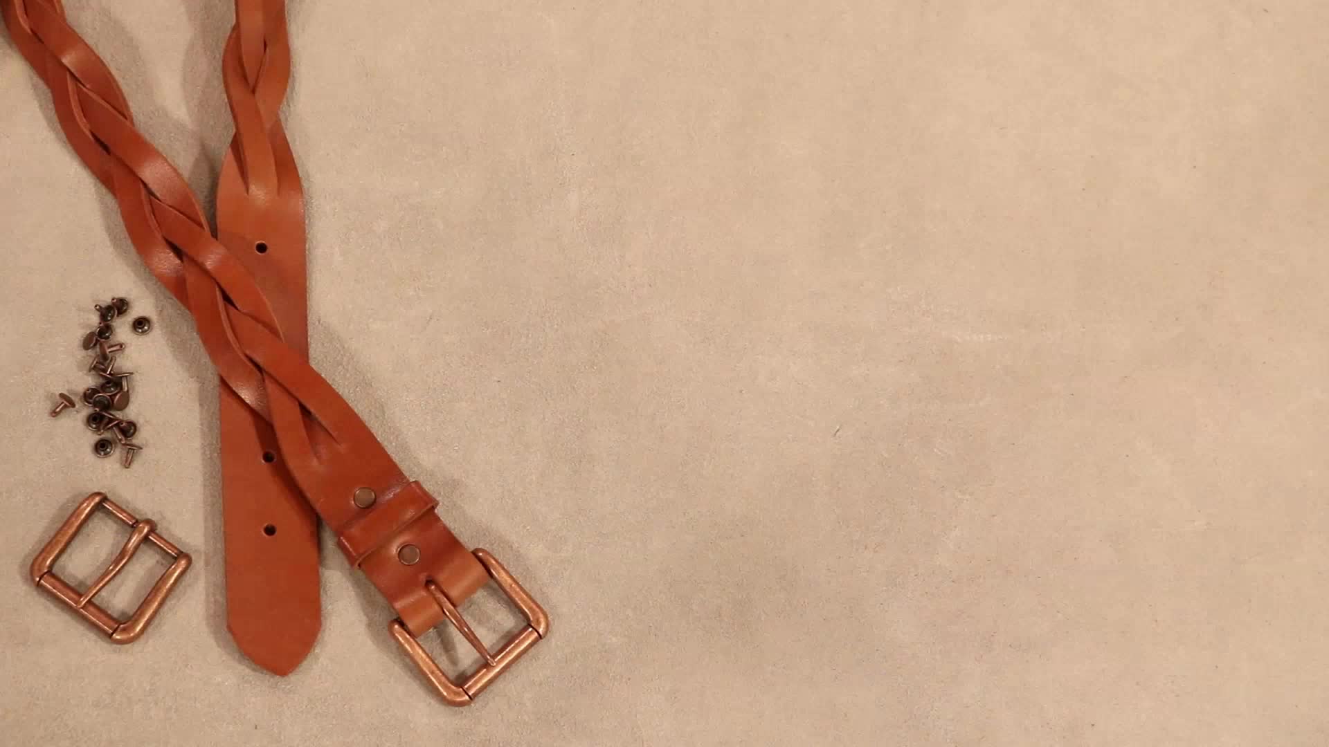 In this video, Chuck gives a classic leather belt a unique twist