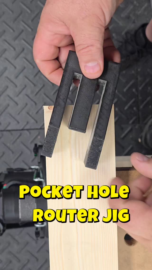 I design and 3d printed a small pocket hole jig that cuts very clean ...