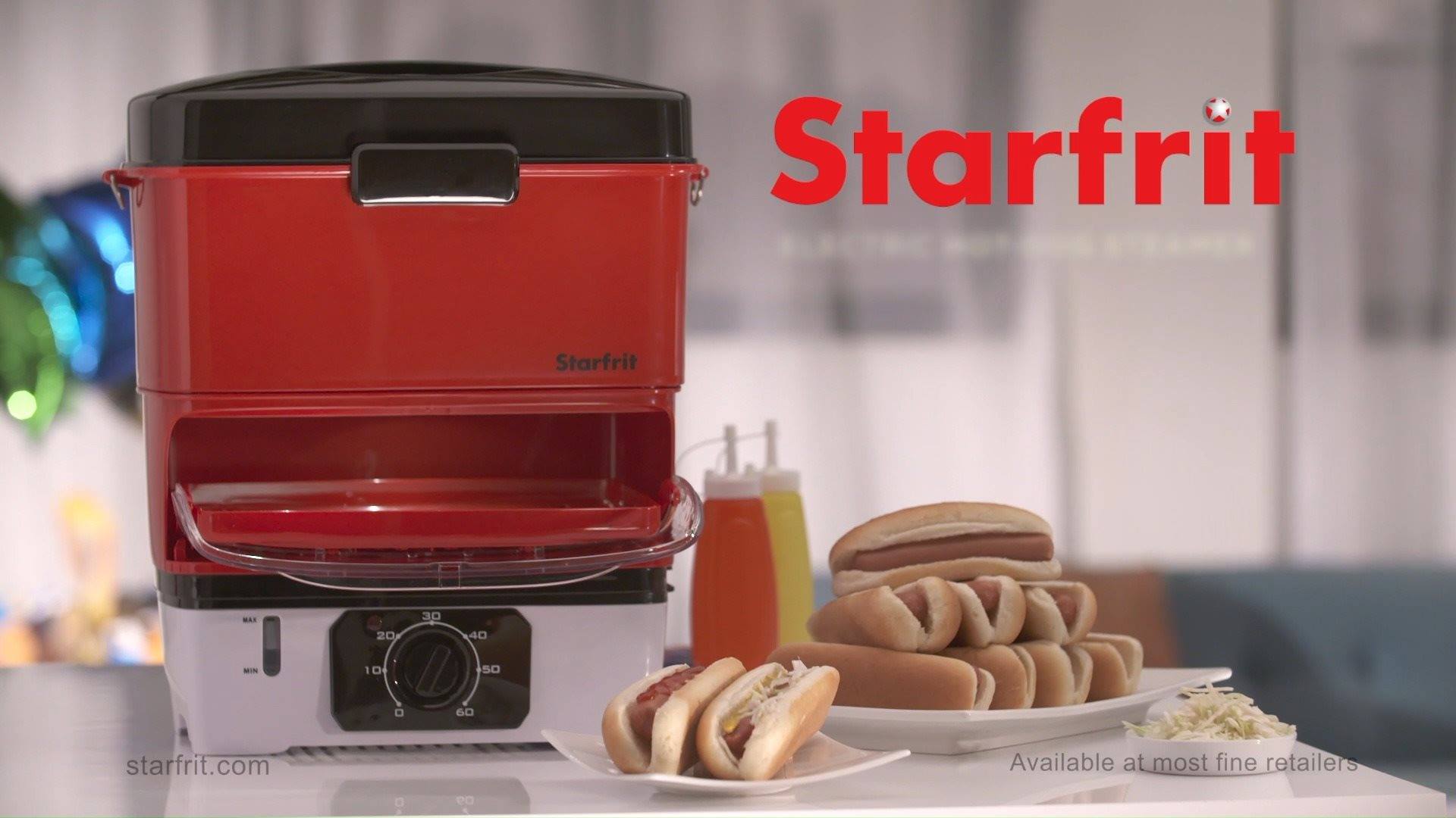 STARFRIT Electric Hot-Dog Steamer | Starfrit