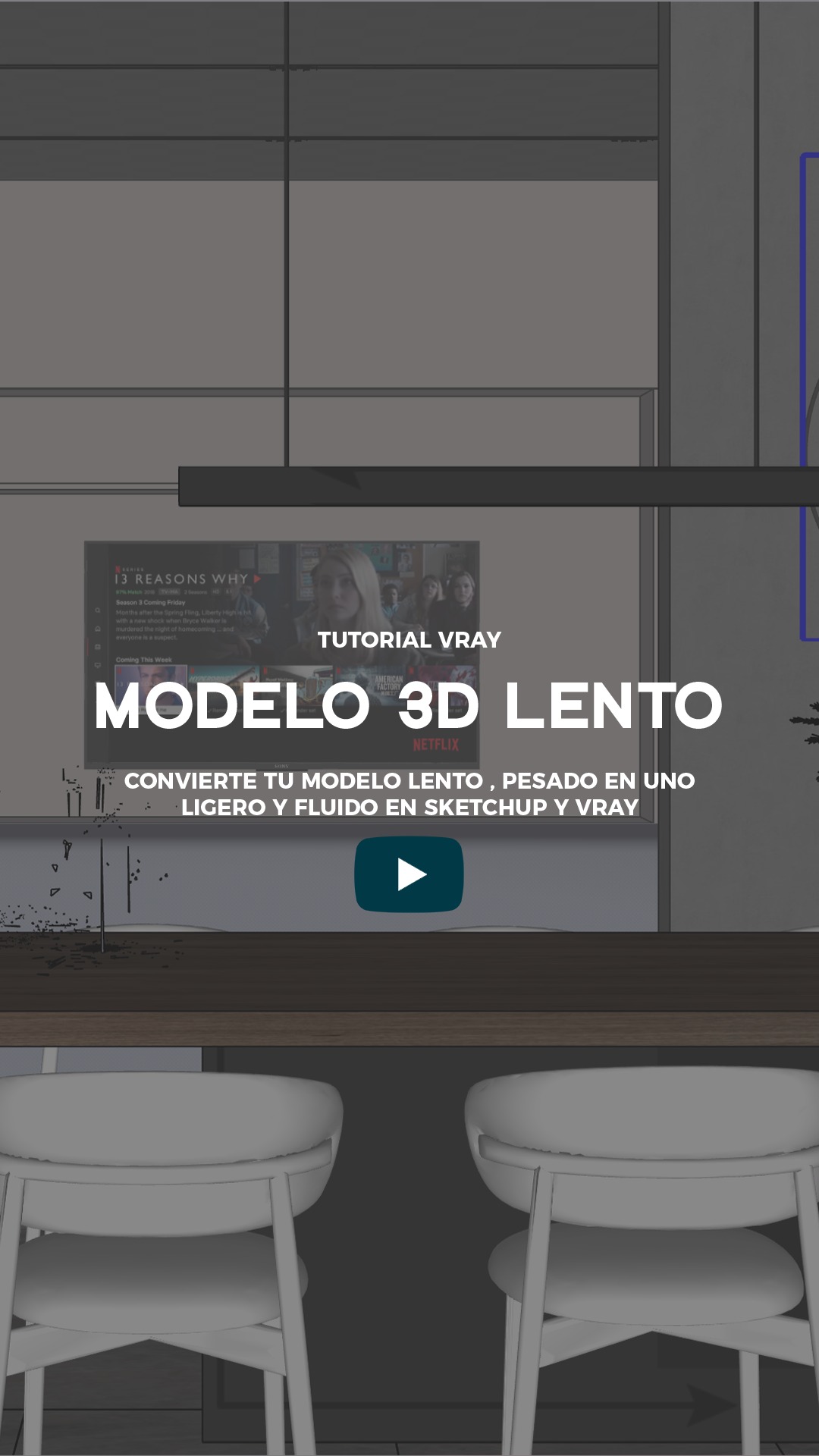 Render tutorial - Modelo 3D se traba en SketchUp - solución . Diseño ...
