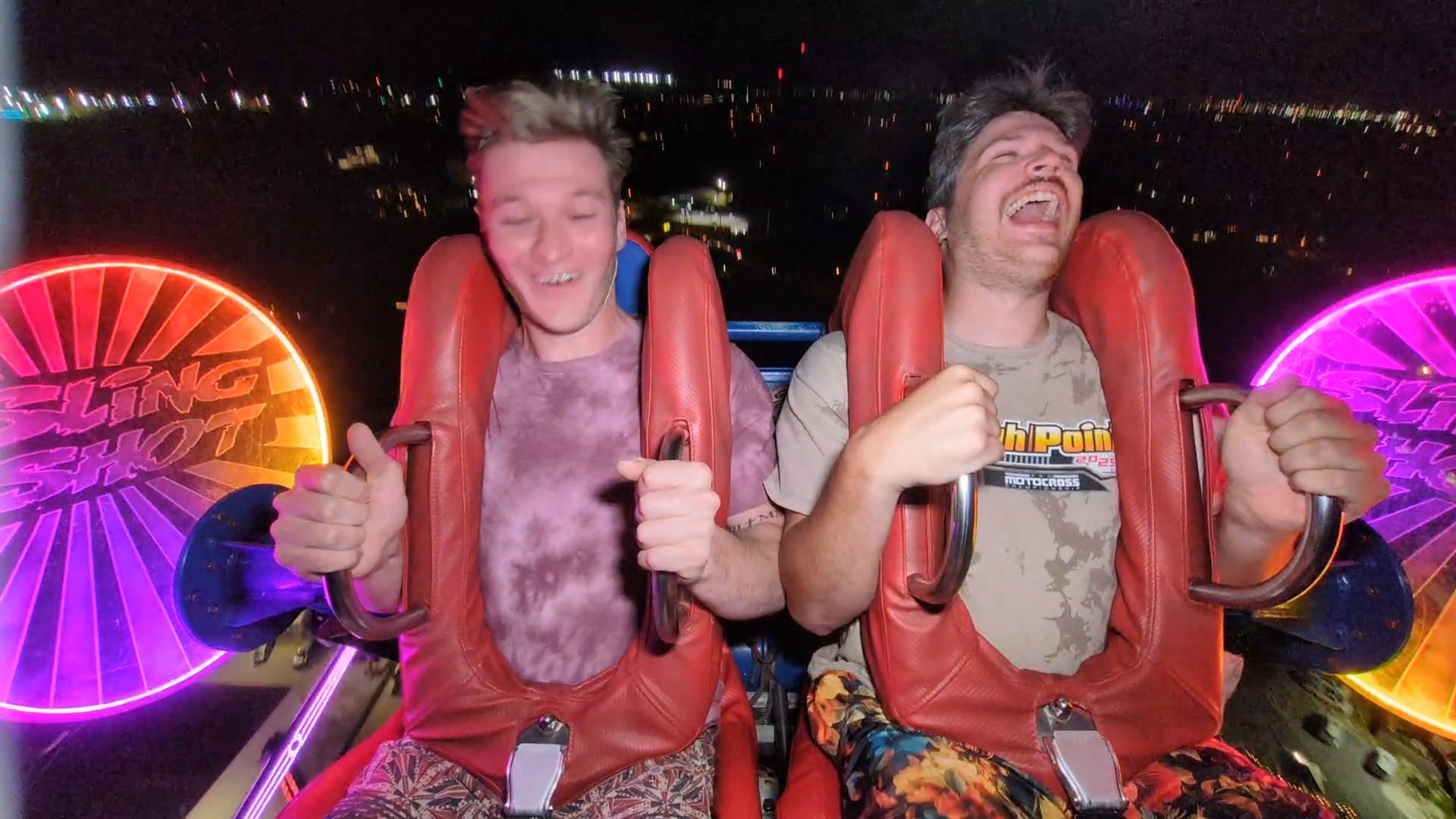 Travis & Reece 2nd Ride | Slingshot & Vomatron at Indy Speedway | Facebook