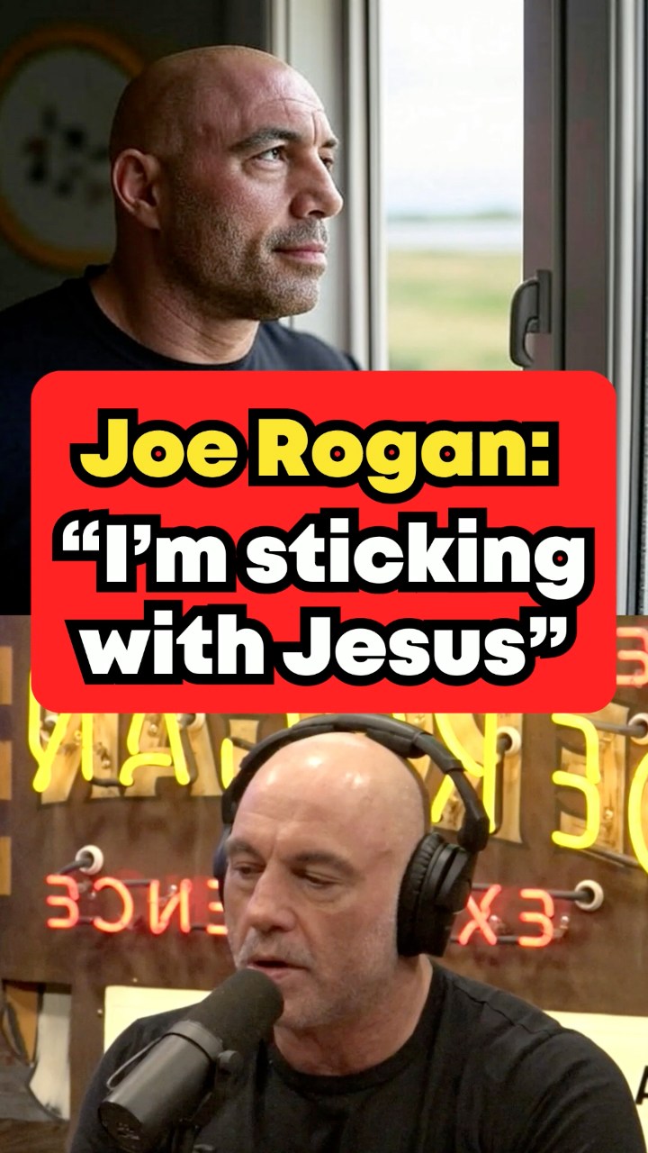 Joe Rogan said, he’s sticking with Jesus 🤩Jesus is knocking Joe, let ...