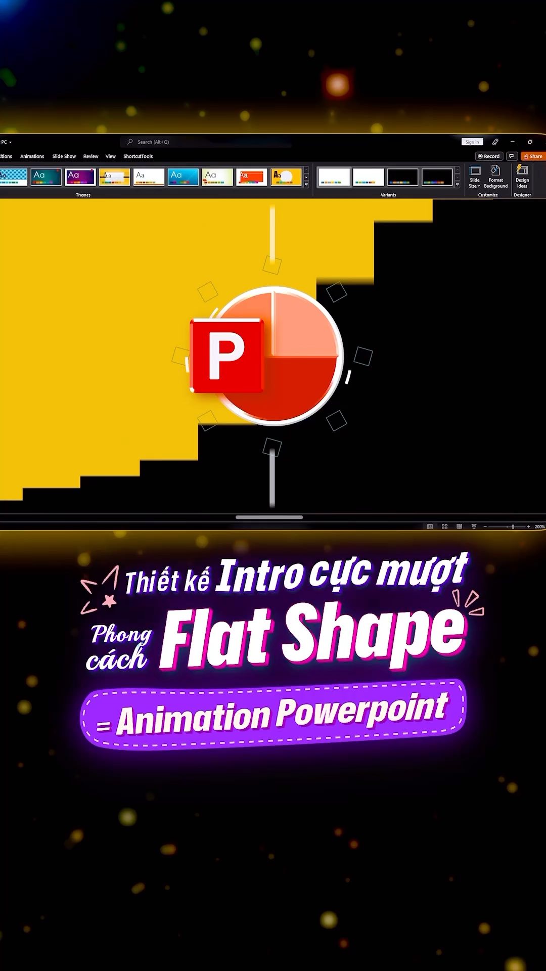 Cách thiết kế Hiệu ứng Animation #PowerPoint siêu mượt kết hợp với Flat ...