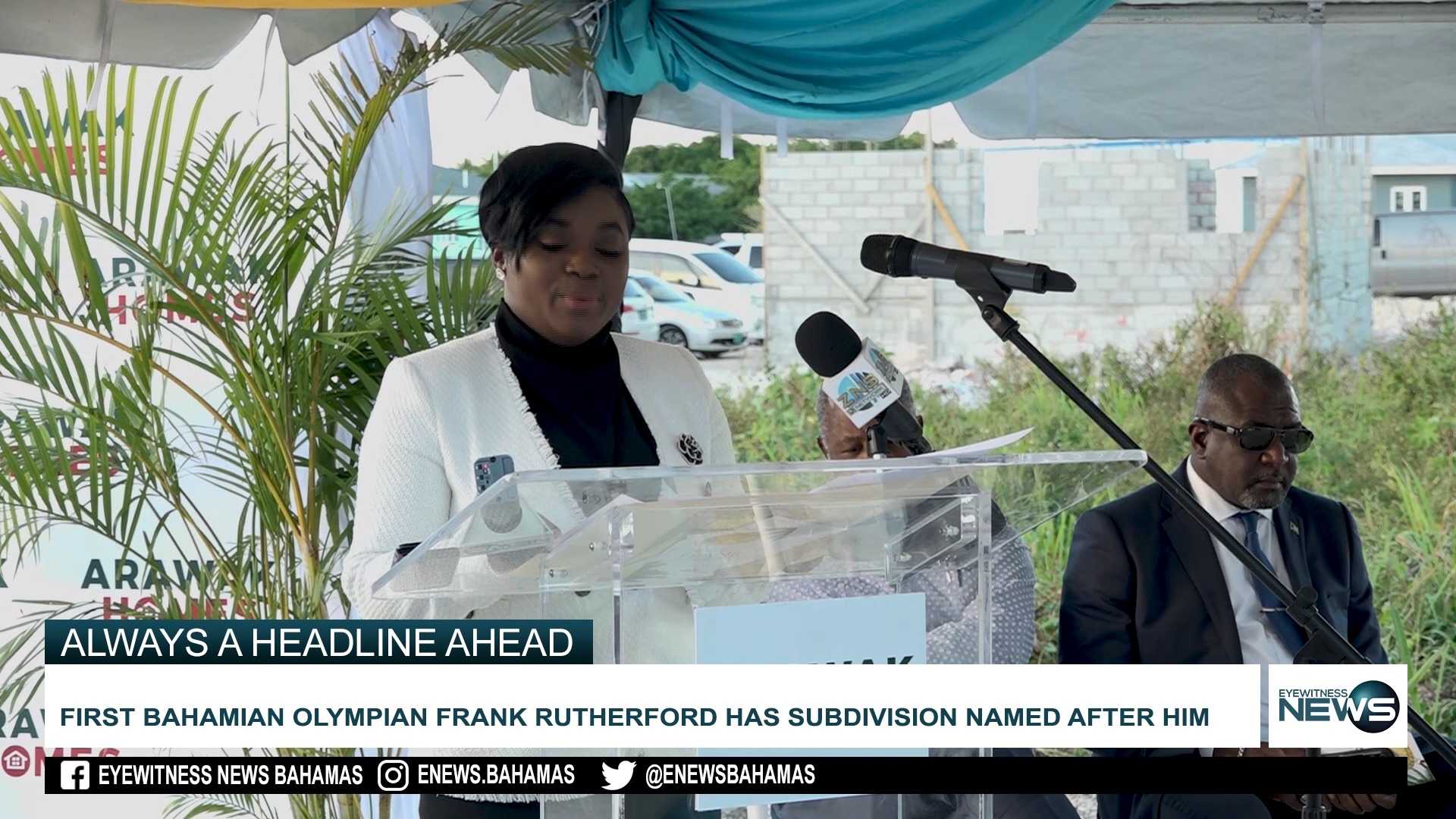 First Olympian Frank Rutherford has subdivision named after him ...