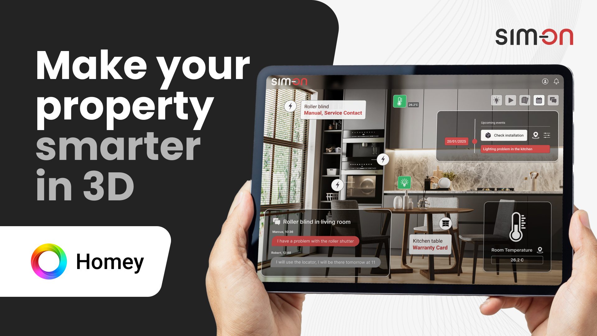 Connect Homey Pro with SIM-ON - Full 3D IoT Control Now you can connect ...