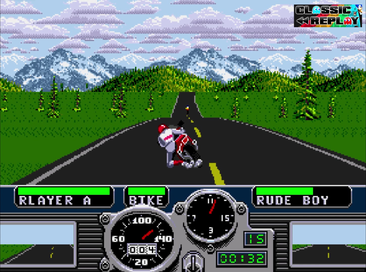 Race and fight your way to victory! Road Rash on the Sega Megadrive! # ...