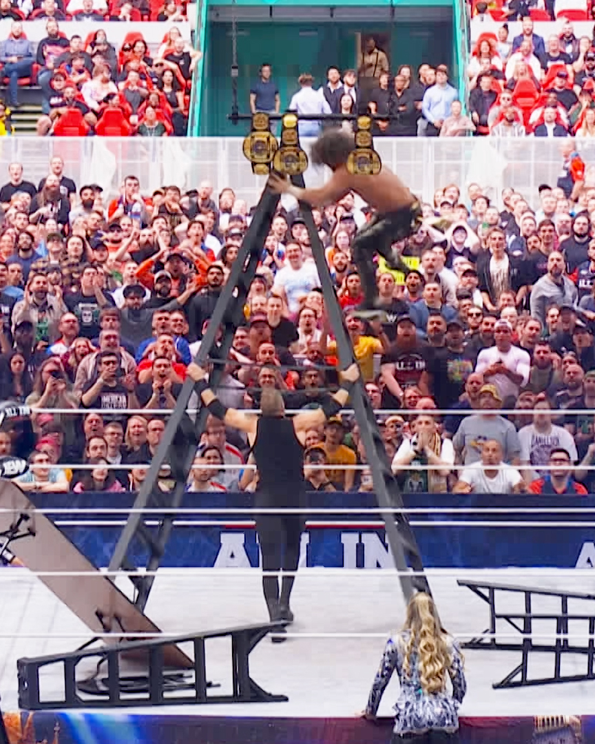 TRIOS LADDER MATCH 🔥 The London Ladder Match from All In London 2024 ...