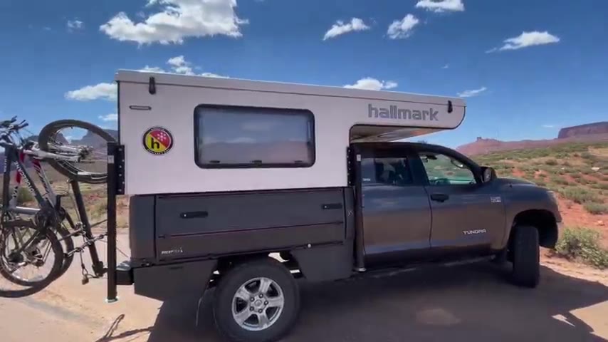 Exterior walk around of the 2022 @hallmarktruckcampers 6.5’ foot ...