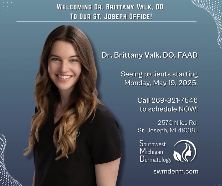 Welcome Dr. Brittany Valk, DO, FAAD! We’re thrilled to have Dr. Valk ...