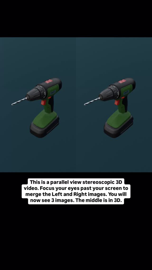 This is not a Drill!! This is a parallel view stereoscopic 3D video ...