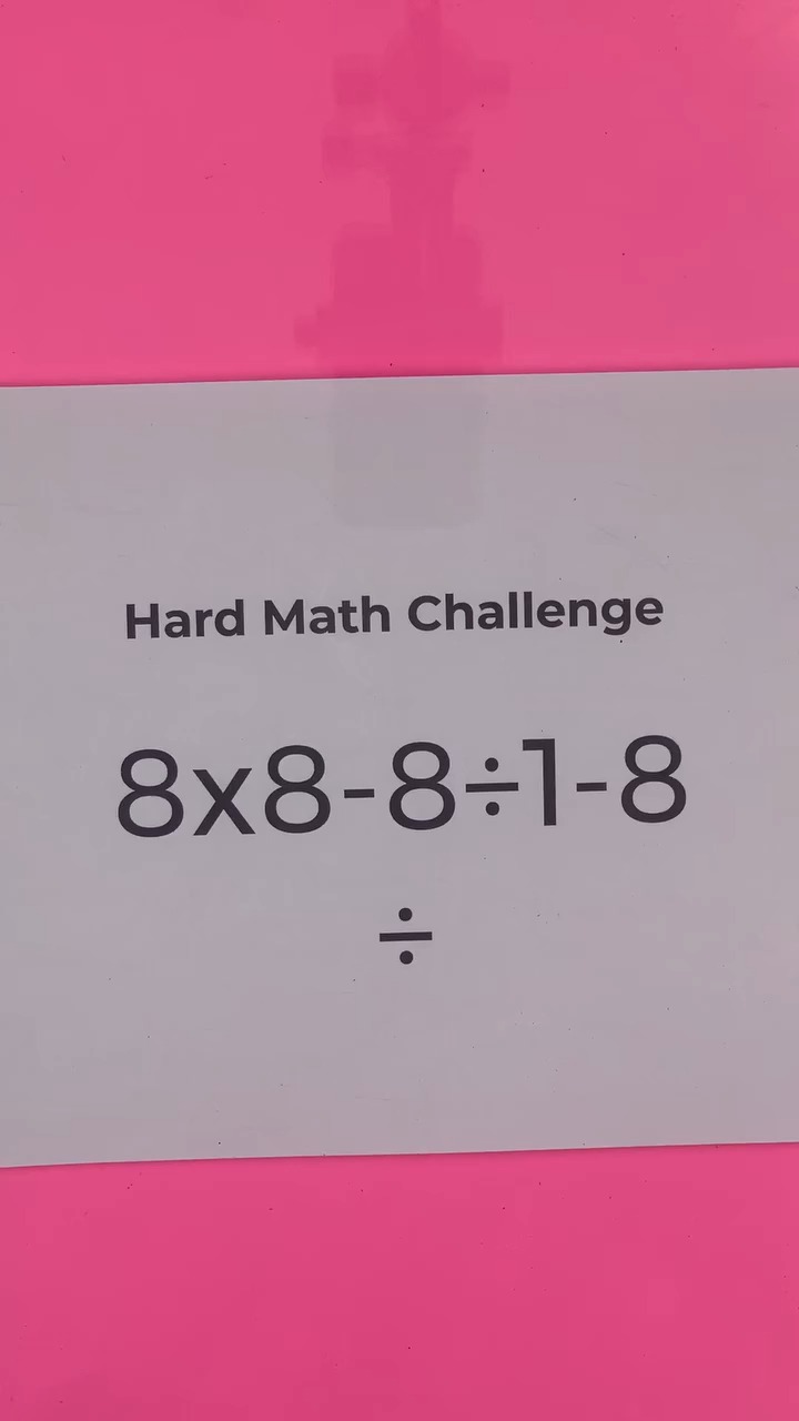 Hard math challenge This original video was produced by Network Media ...