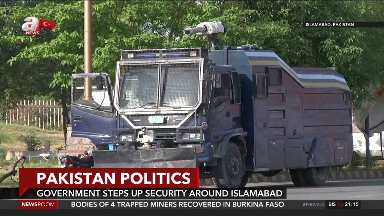 Pakistan has stepped up security in Islamabad, and used dozens of ...