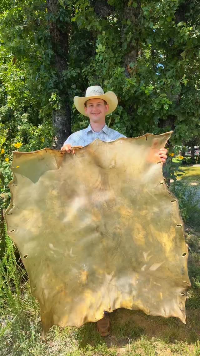 How to make rawhide! #leathercraft #leatherwork #leathercrafts #craft ...