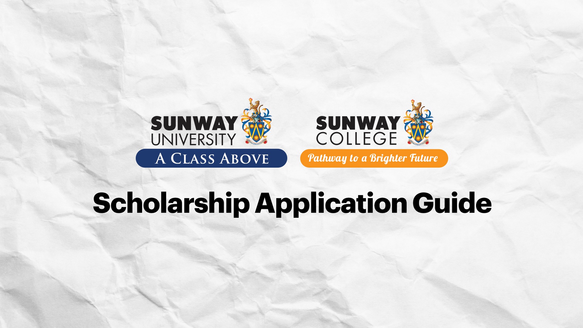 Sunway Student Ambassadors Scholarship Application Guide Sunway Facebook