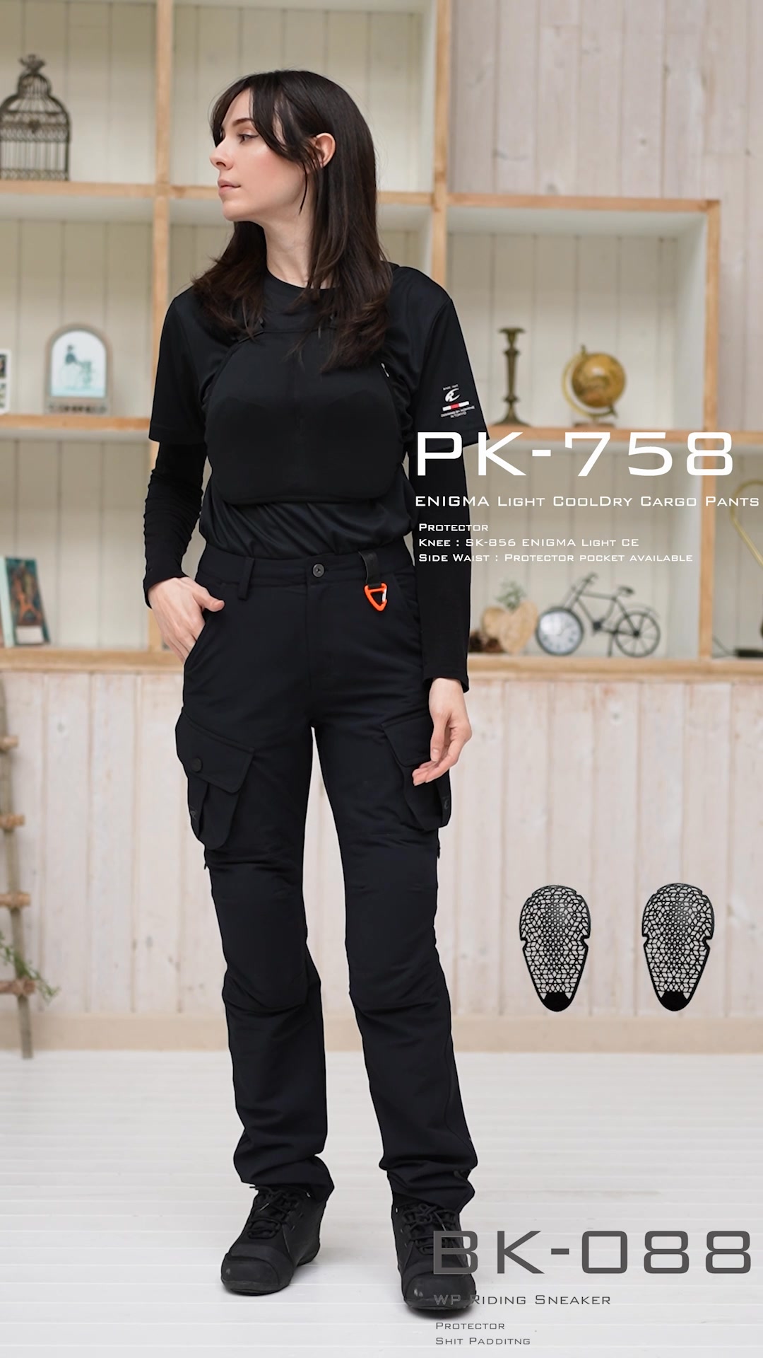 バイクウェア・装備 Pants ENIGMA Light Cargo PK-758 COOLDRY