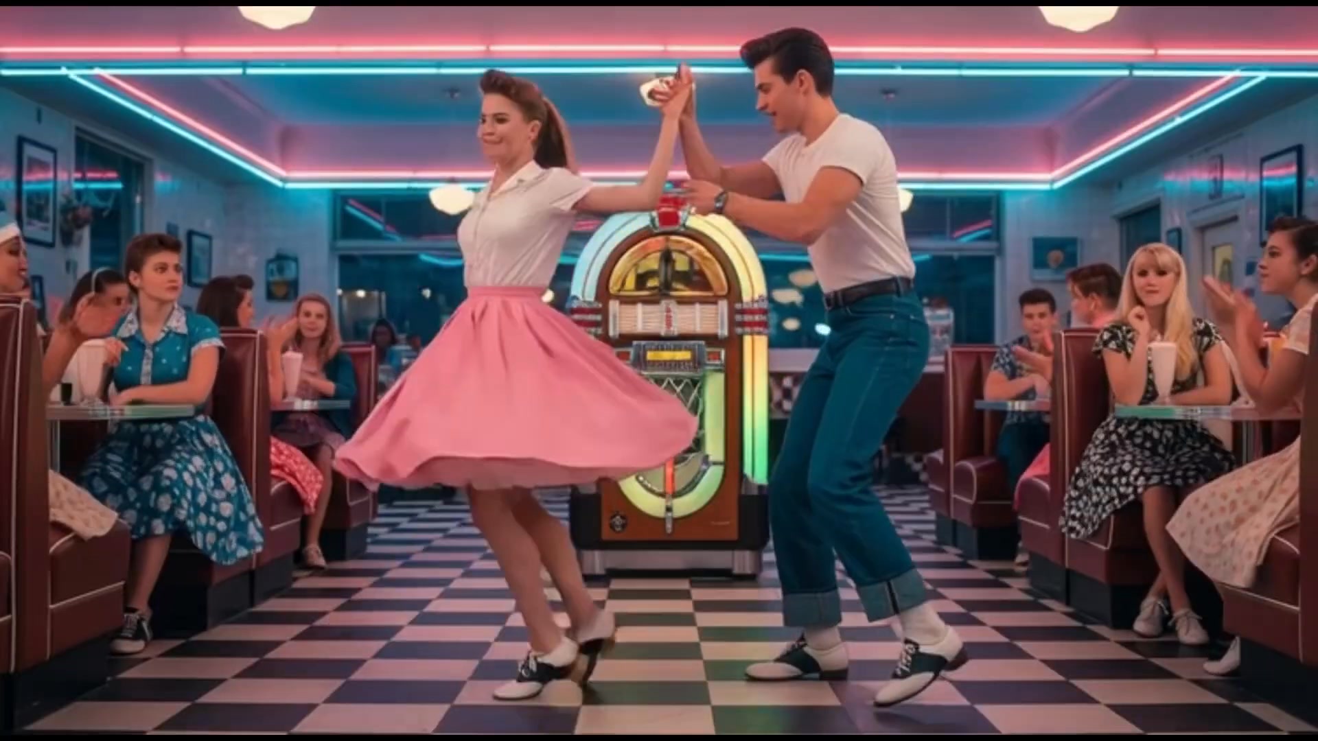 1950s Rockabilly - Soda Shop Sweetheart AI 2025.