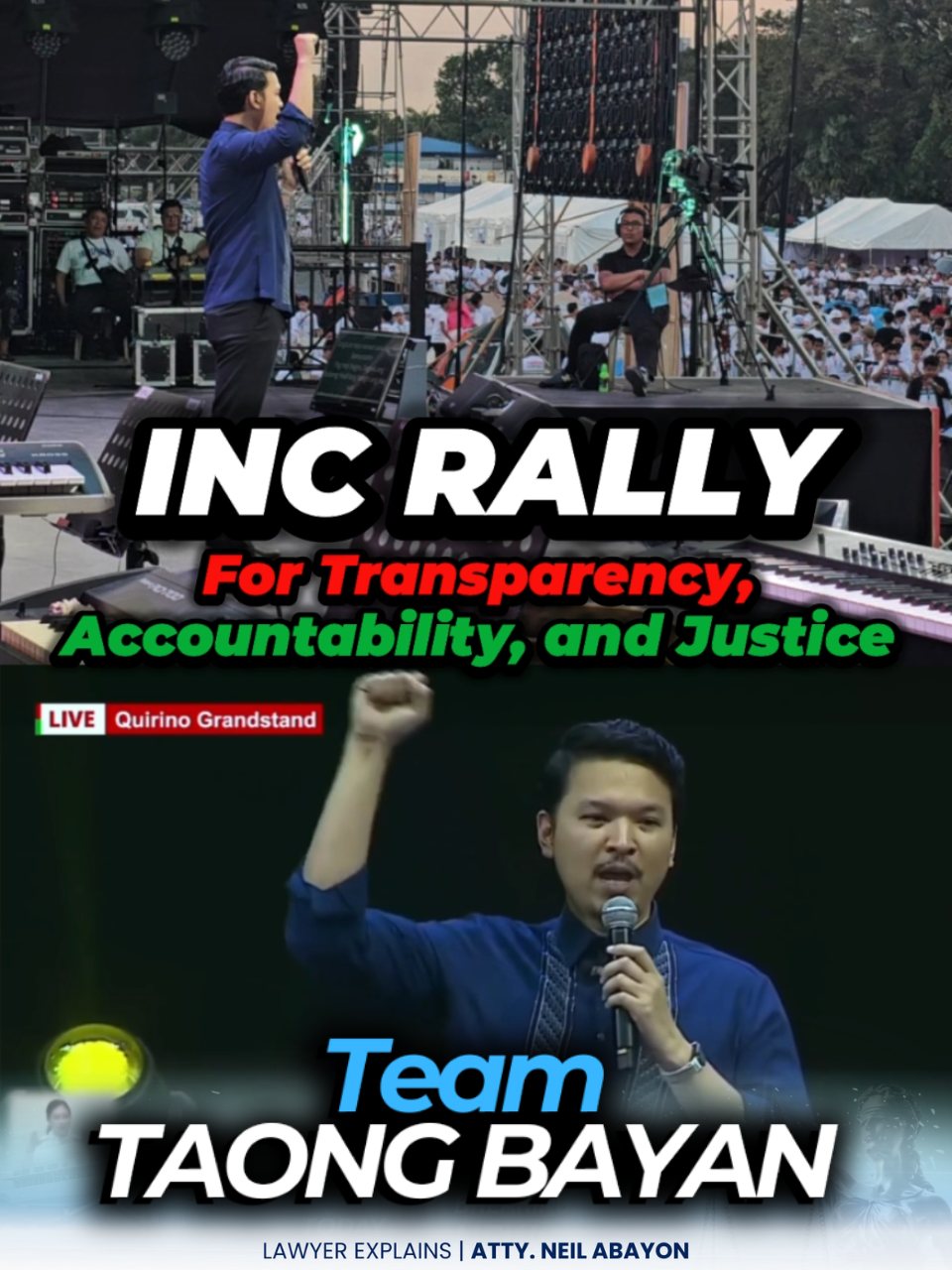 My FULL MESSAGE in the INC ANTI-CORRUPTION Rally—Mabuhay ang Pilipinas ...