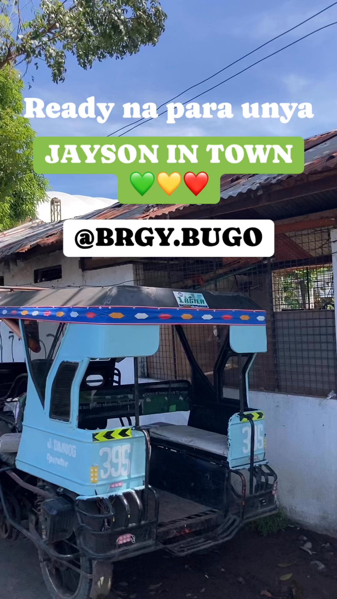 Jayson in TOWN Live na unya sa BRGY.BUGO REYES PLAZA. 💚💛 ️ # ...