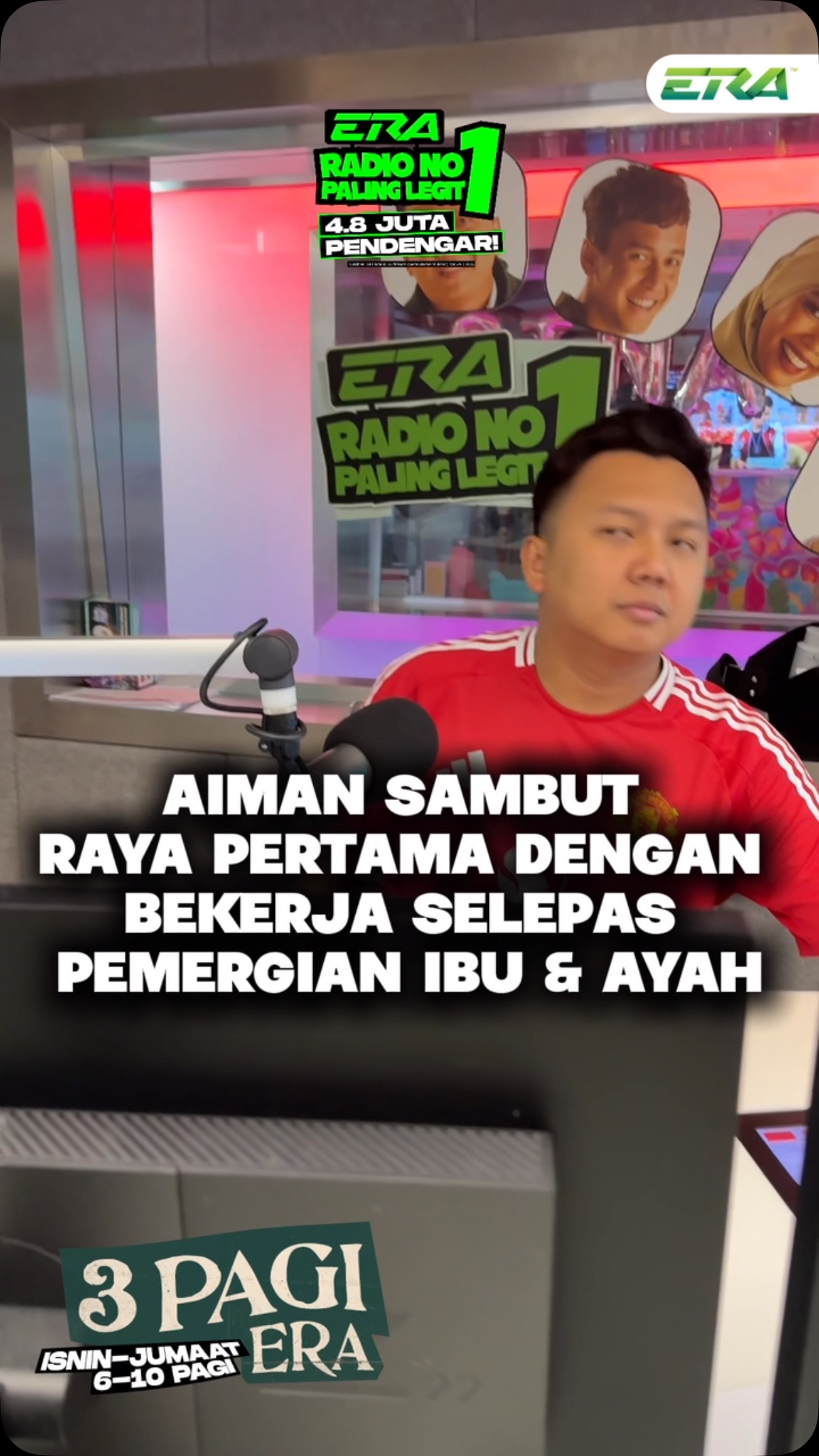 Kesian Aiman, raya pertama dia kena kerja, sambut sorang-sorang selepas ...