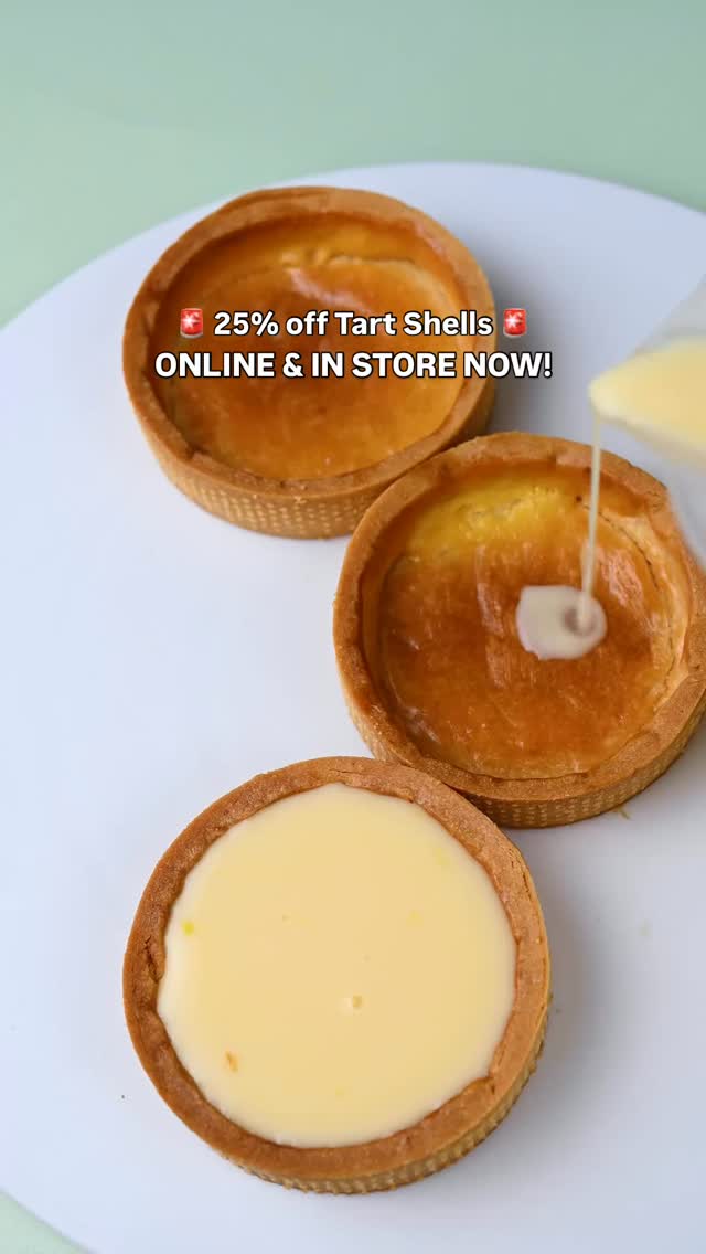 25% off Tart Shells is live! 🏃‍♀️ On sale for one week only - better be ...