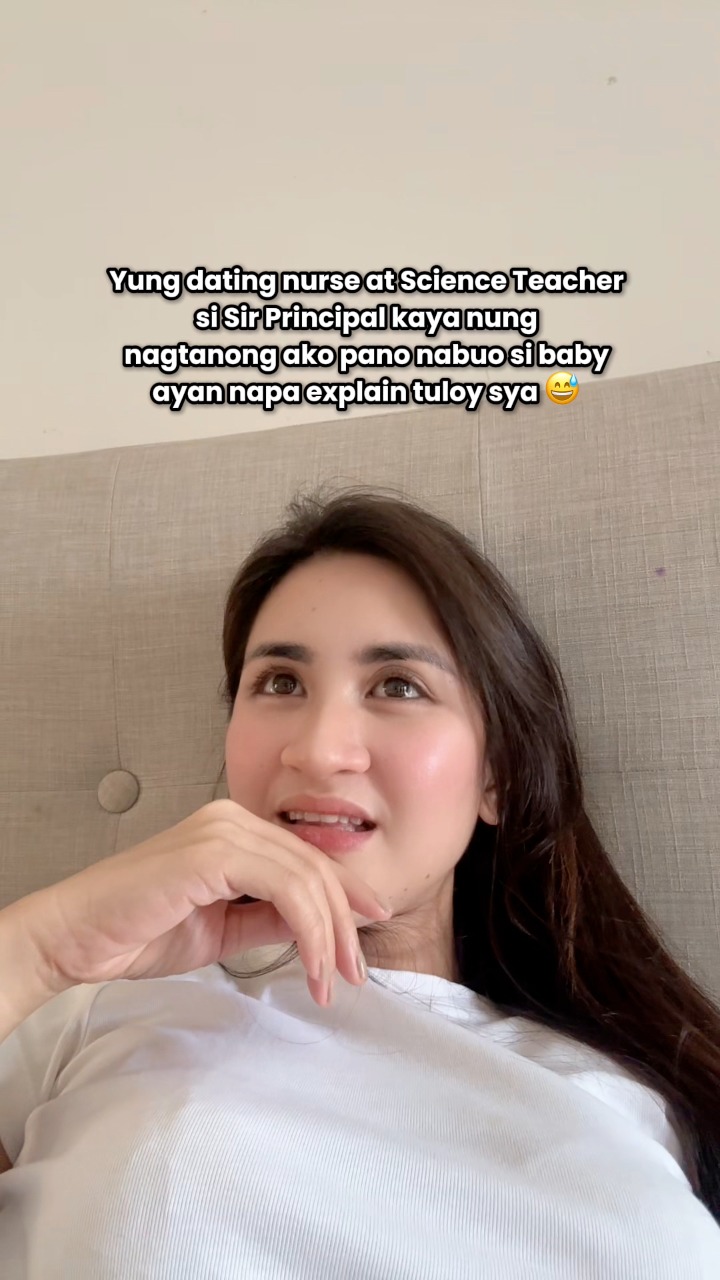 Swerte ko may instant nurse at teacher ako ngayong preggy ako 😅🤰 Mark ...