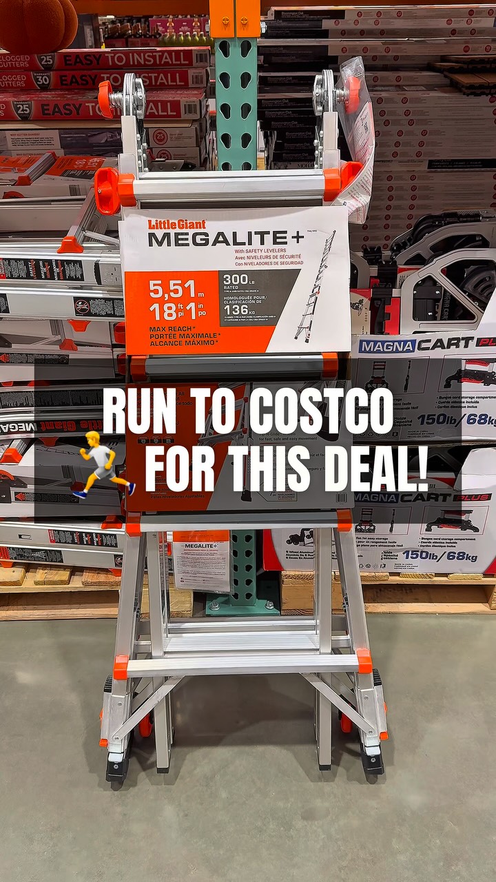 Costco has the Little Giant Megalite Ladder for $30 off, bringing 