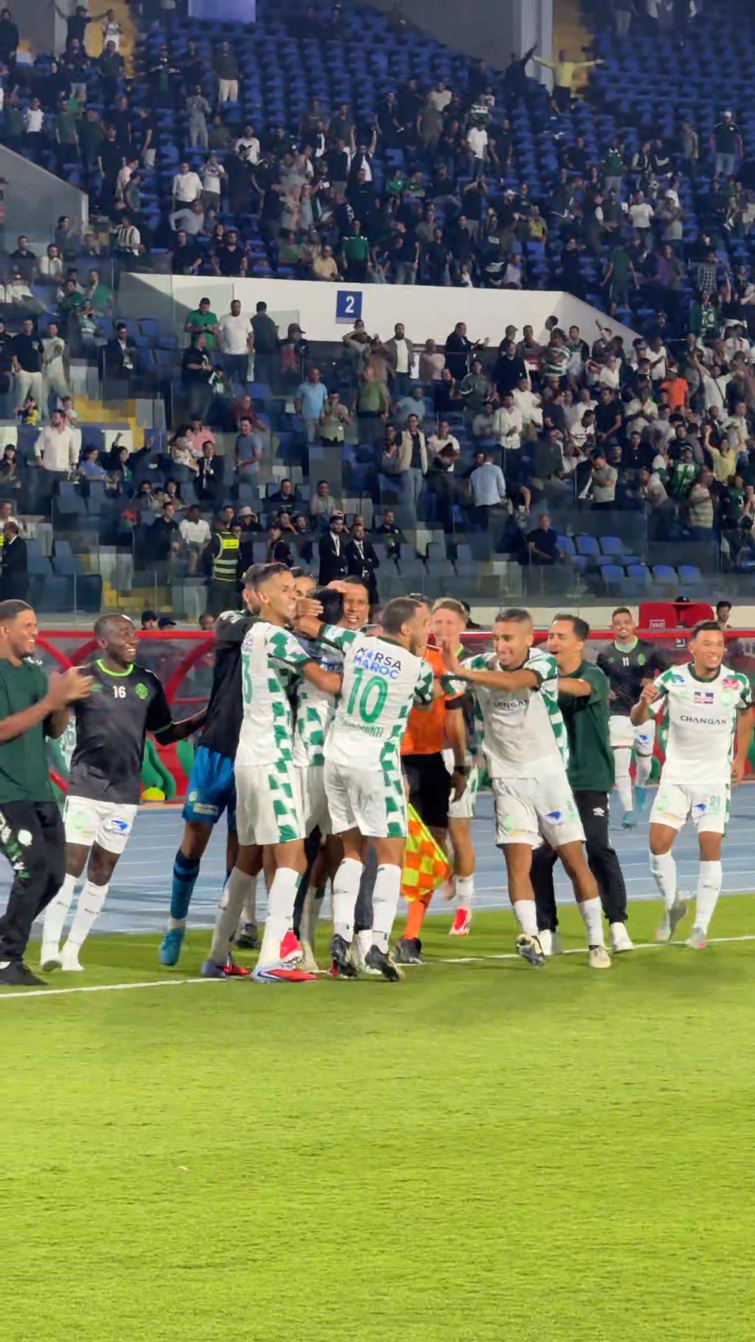 يونس النجاري يفتتح التسجيل للرجاء الرياضي ضد المغرب الفاسي Younes ...