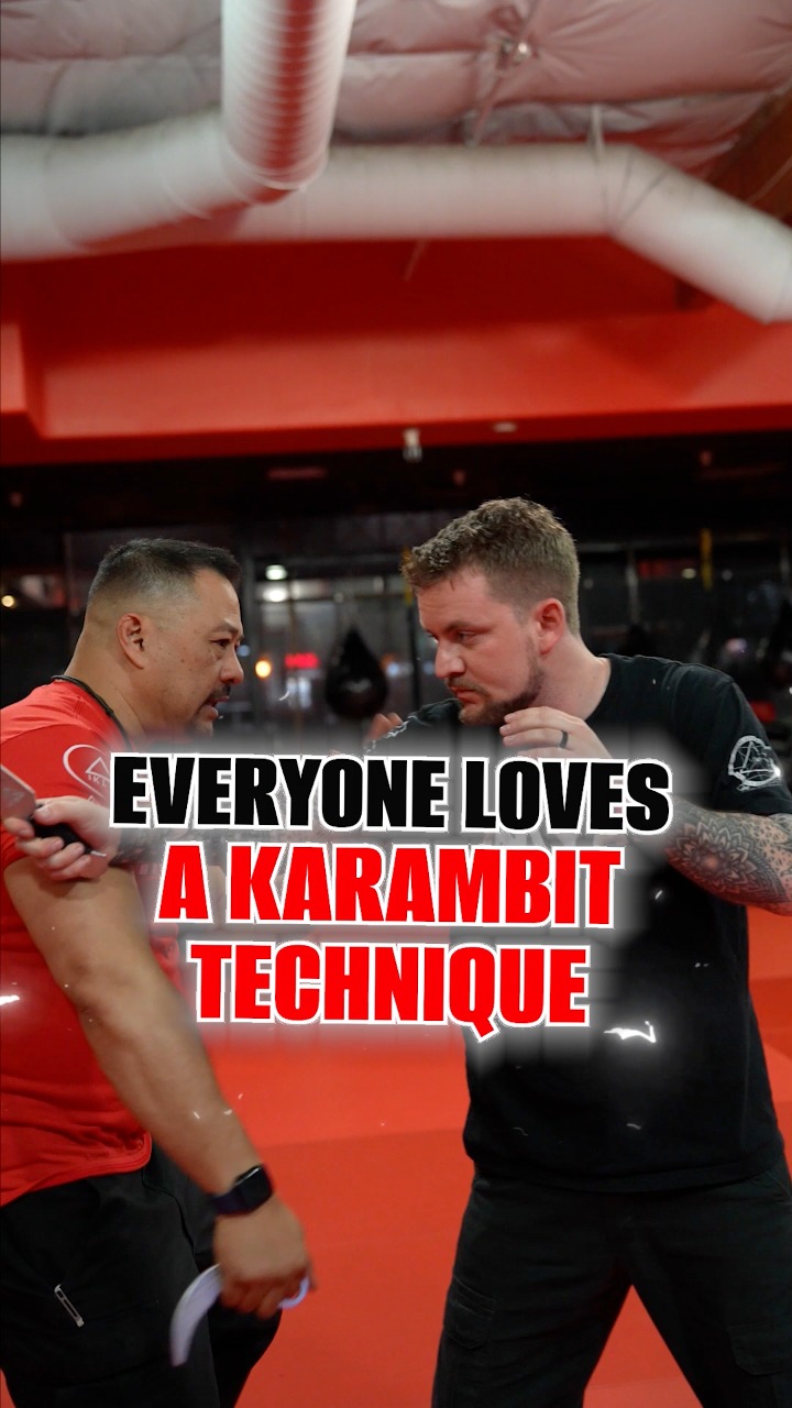 Everyone loves a KARAMBIT technique! Comment TRIBE to receive the link ...