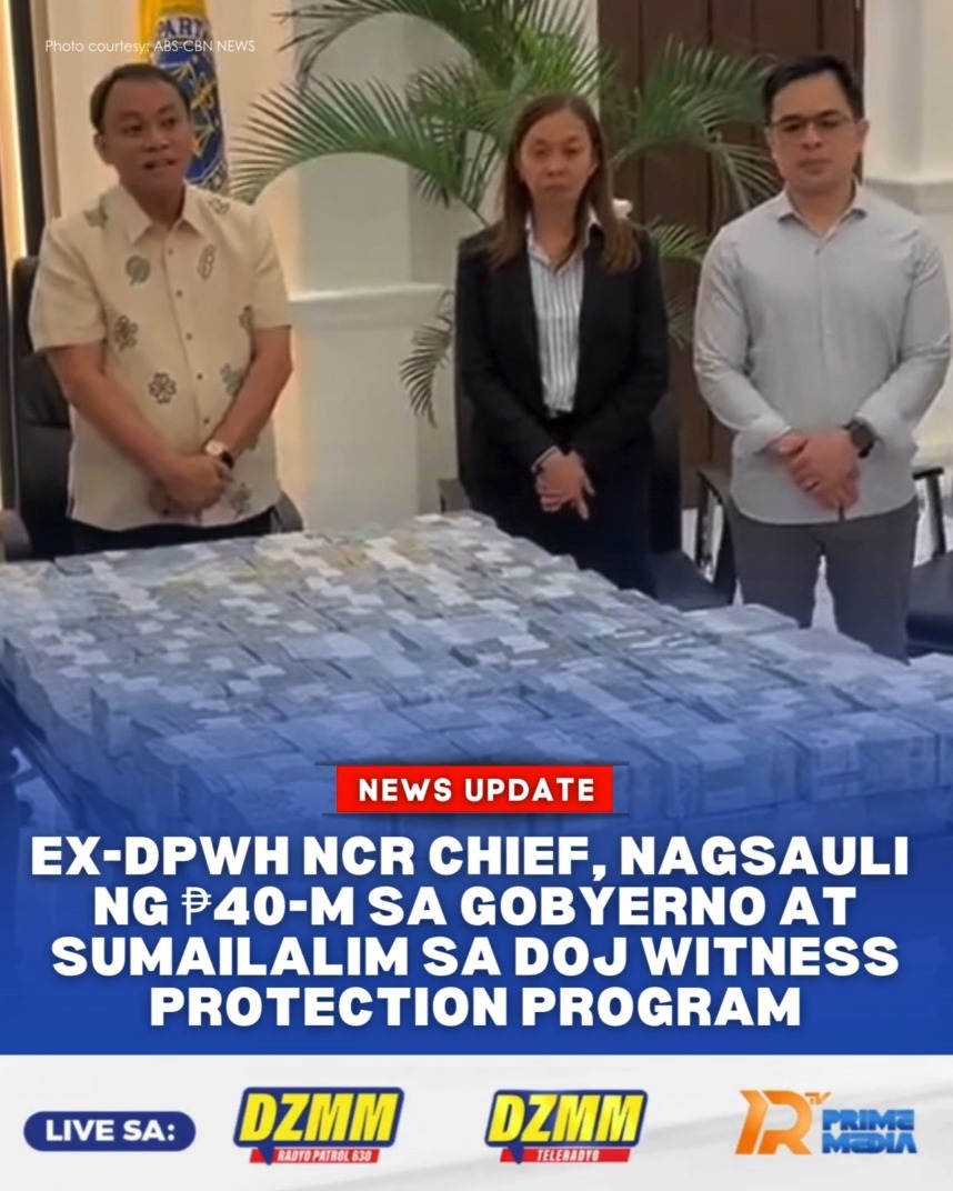 Ibinalik ni dating DPWH-NCR Regional Director Gerard Opulencia ang ₱40 ...