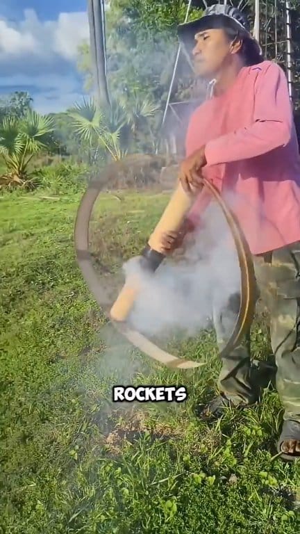 Why Farmers Launching Bamboo Rockets 🤯 #viralreelsシ #factsyoudidntknow ...