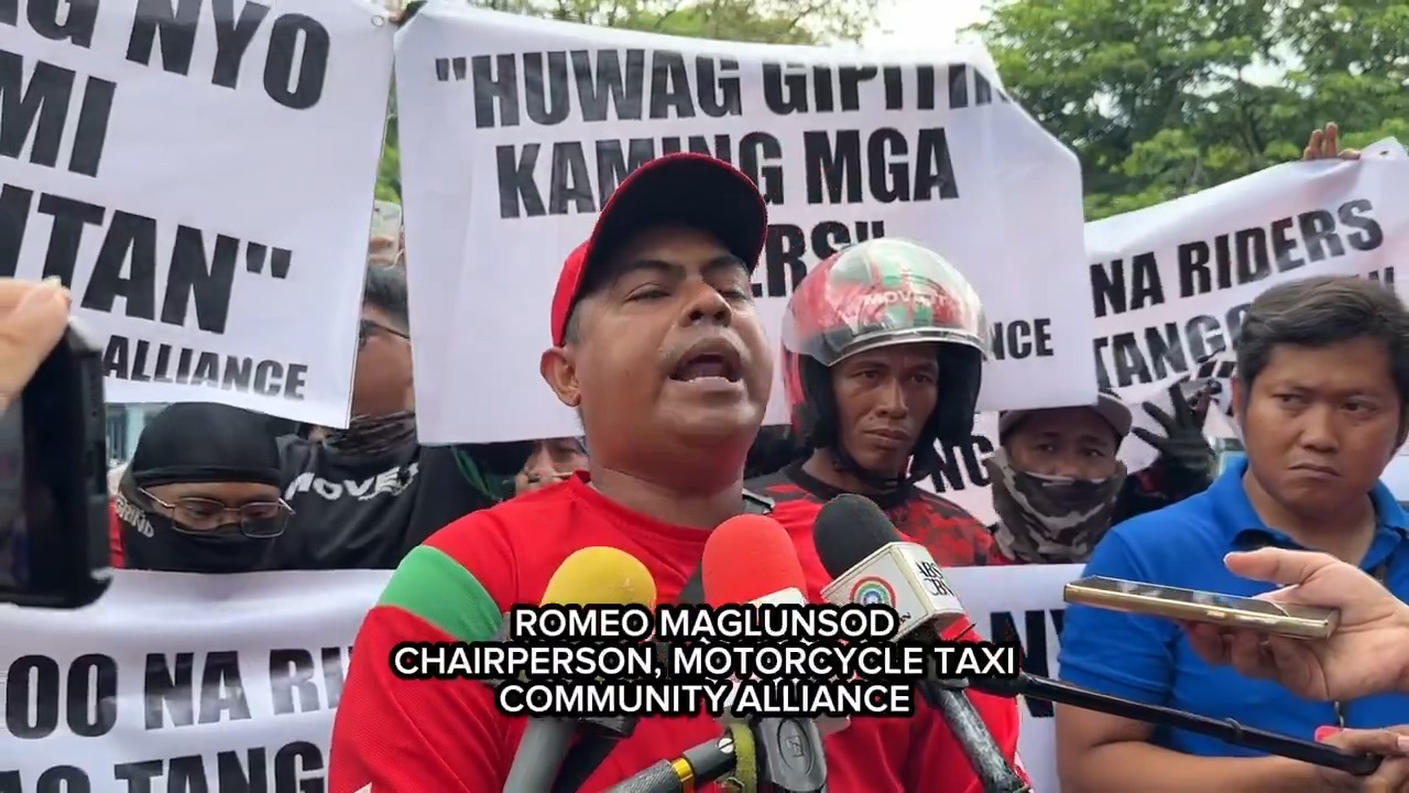 Move It riders protest outside the LTFRB, as they fear the displacement ...
