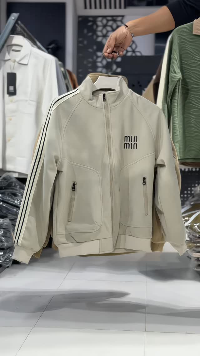 小物 min min MIN MIN Track-Style Casual Jacket” Premium China Quality