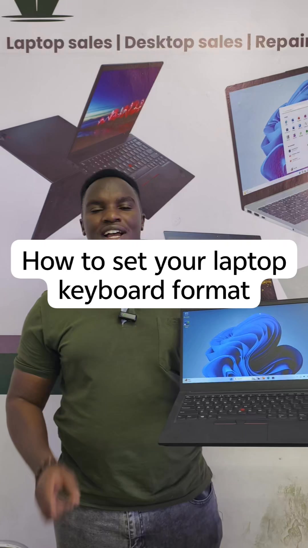 How to set your laptop keyboard format. visit us at the old mutual ...
