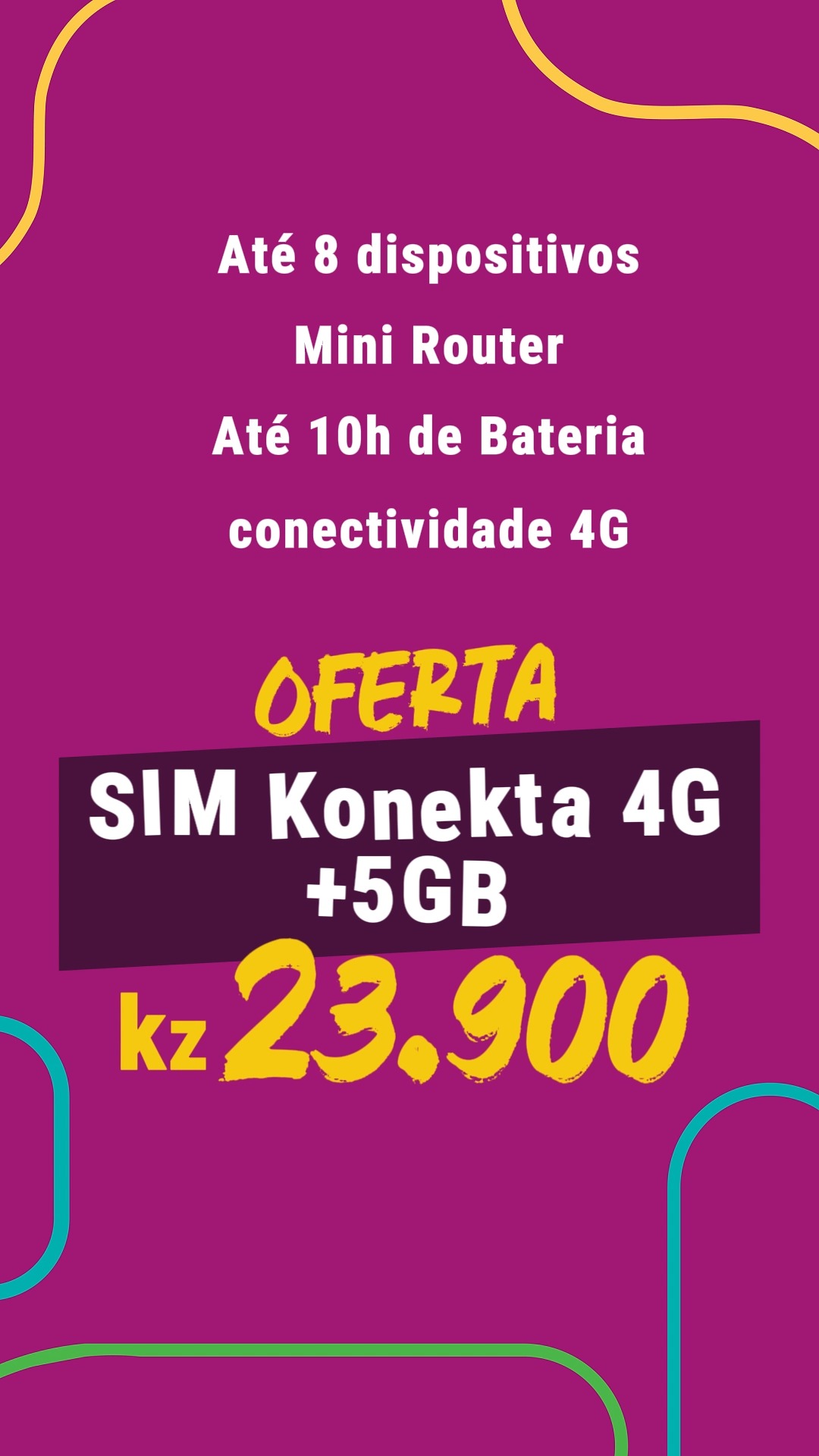 O novo MIFI redefine a internet portátil! Compacto, rápido e moderno ...