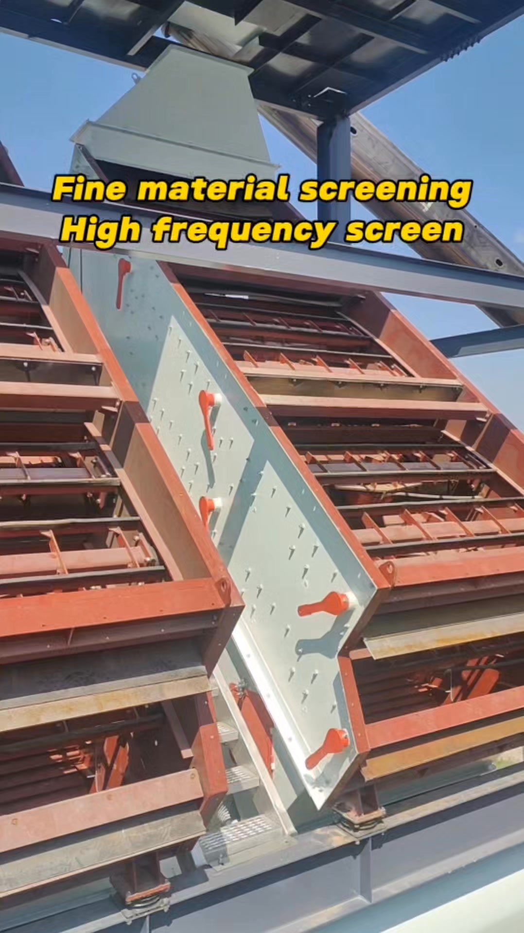 High-frequency screen fine materials, angle screen 38 degrees. # ...