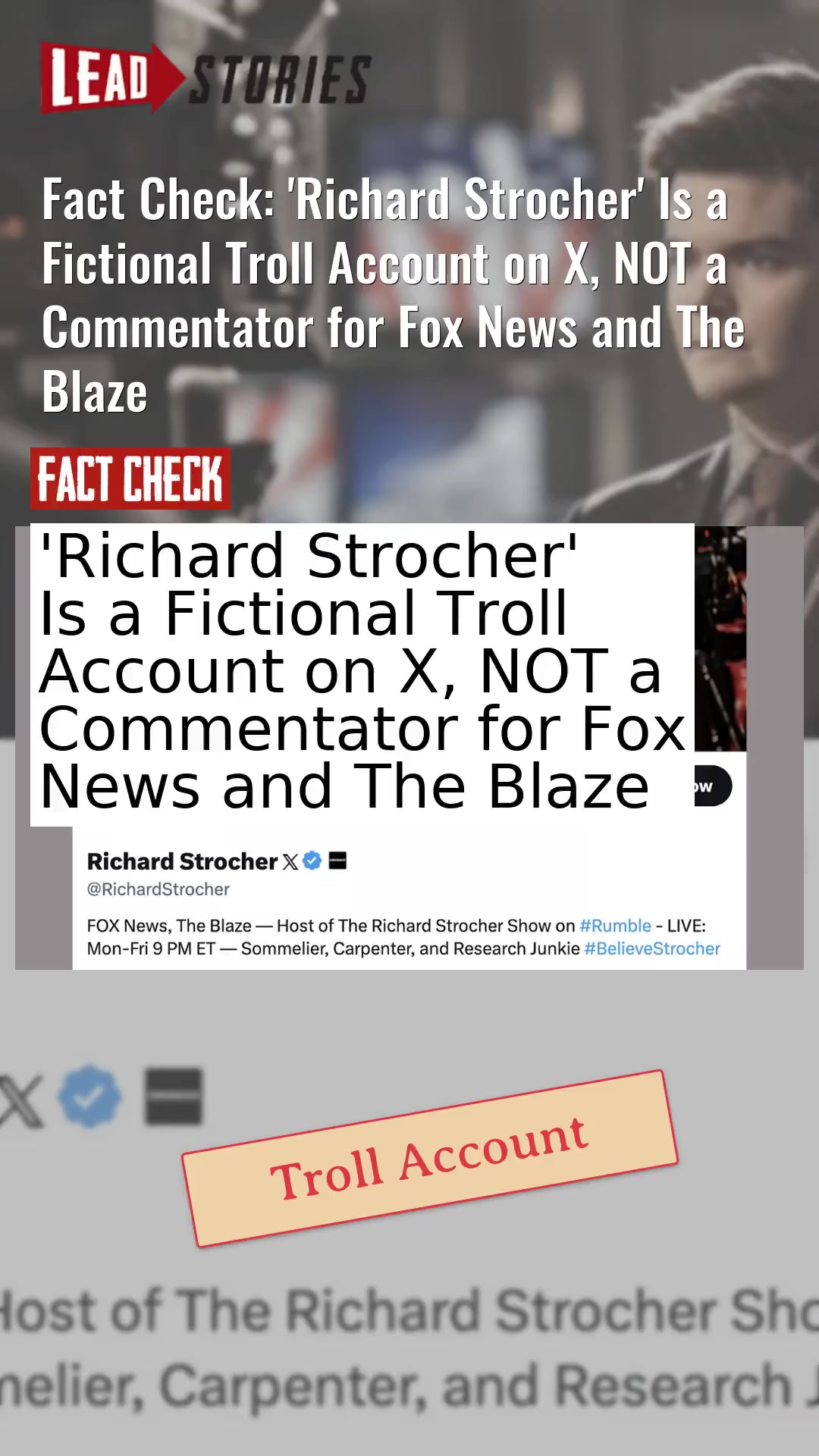 Fact Check: 'Richard Strocher' Is a Fictional Troll Account on X, NOT a ...