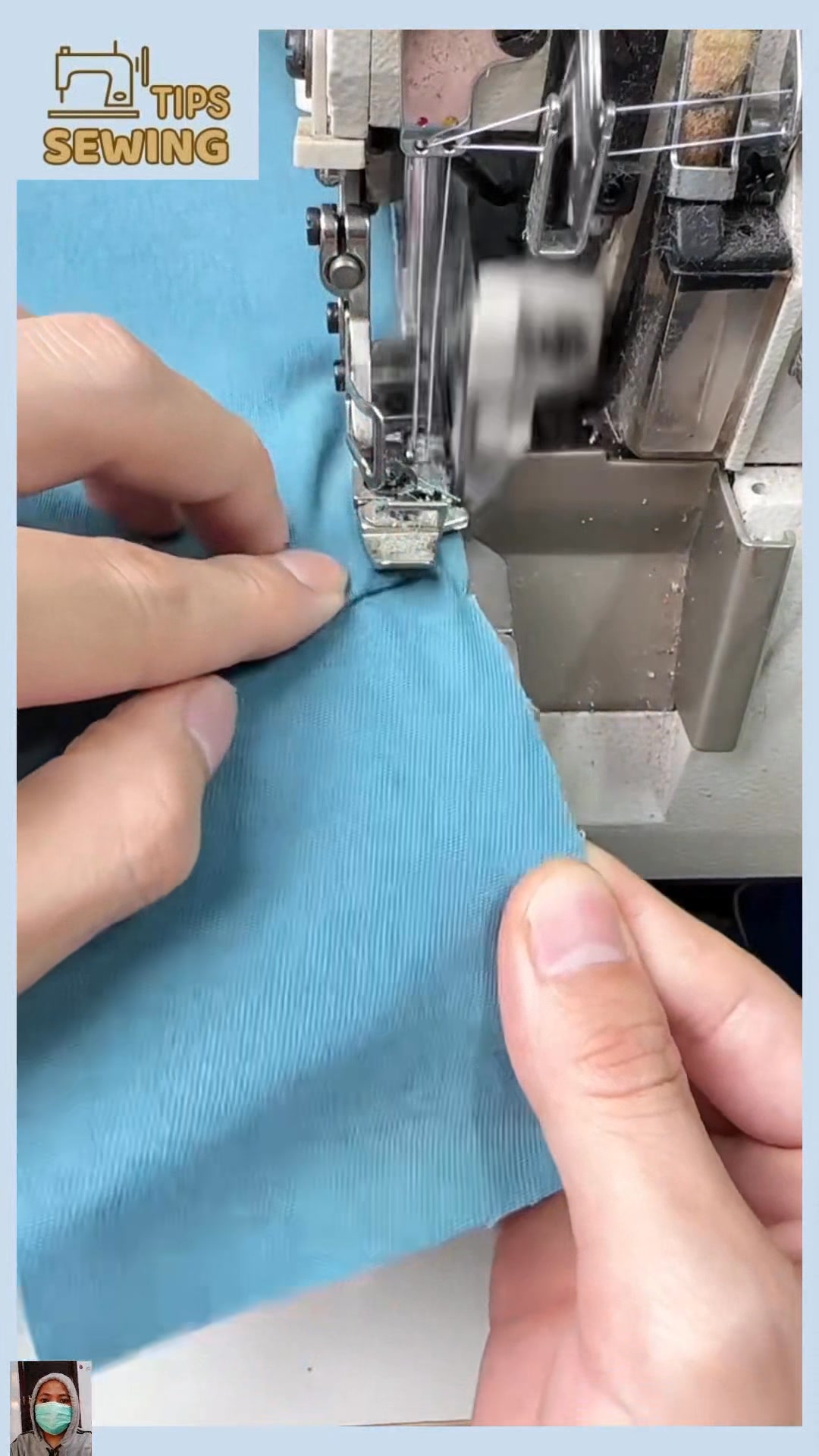 Simple tricks for overlocking fabric corners #tips #tipsandtricks # ...