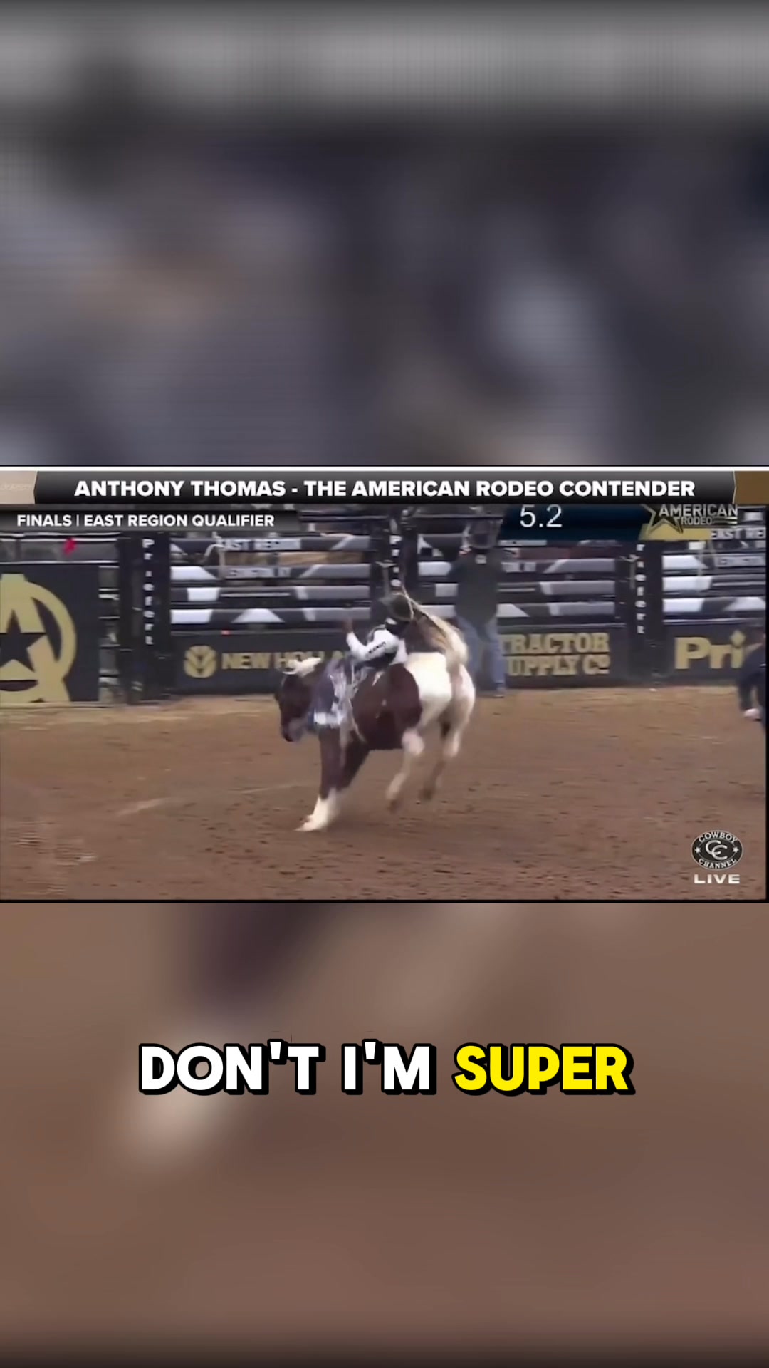 I got to speak about my career and retirement on the CowboyChannel ...