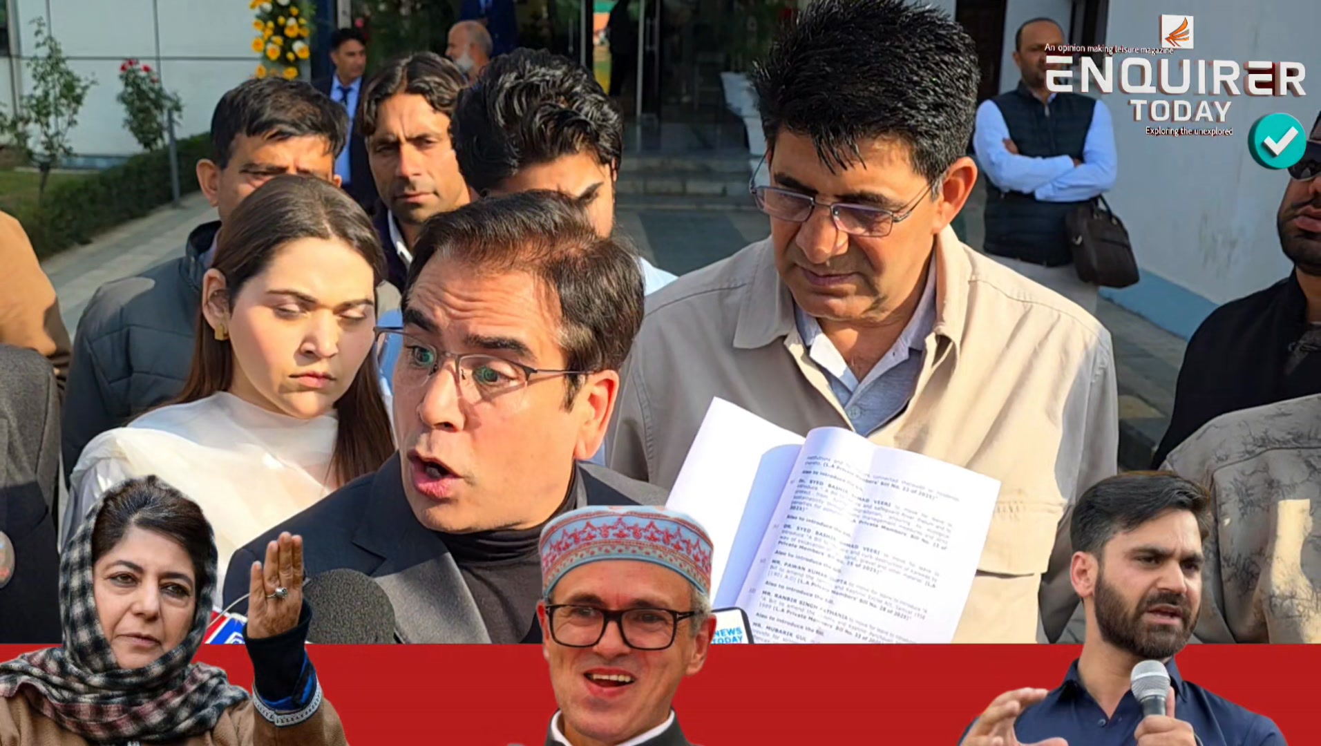 Tanvir Sadiq Lashes Out On PDP MLA Waheed Parra On Land Reforms Bill ...