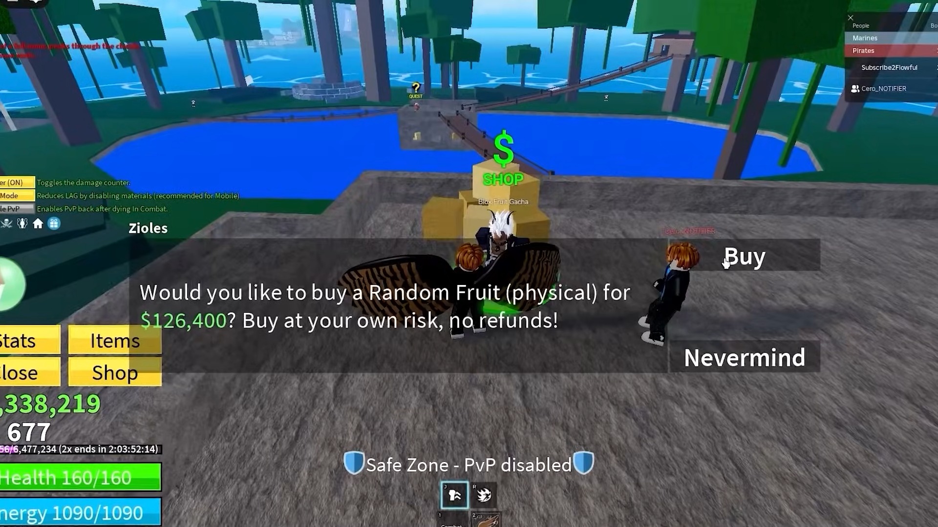 Blox Fruits Noob To Max WIth ONLY Gacha Fruits | Roblox Blox Fruits