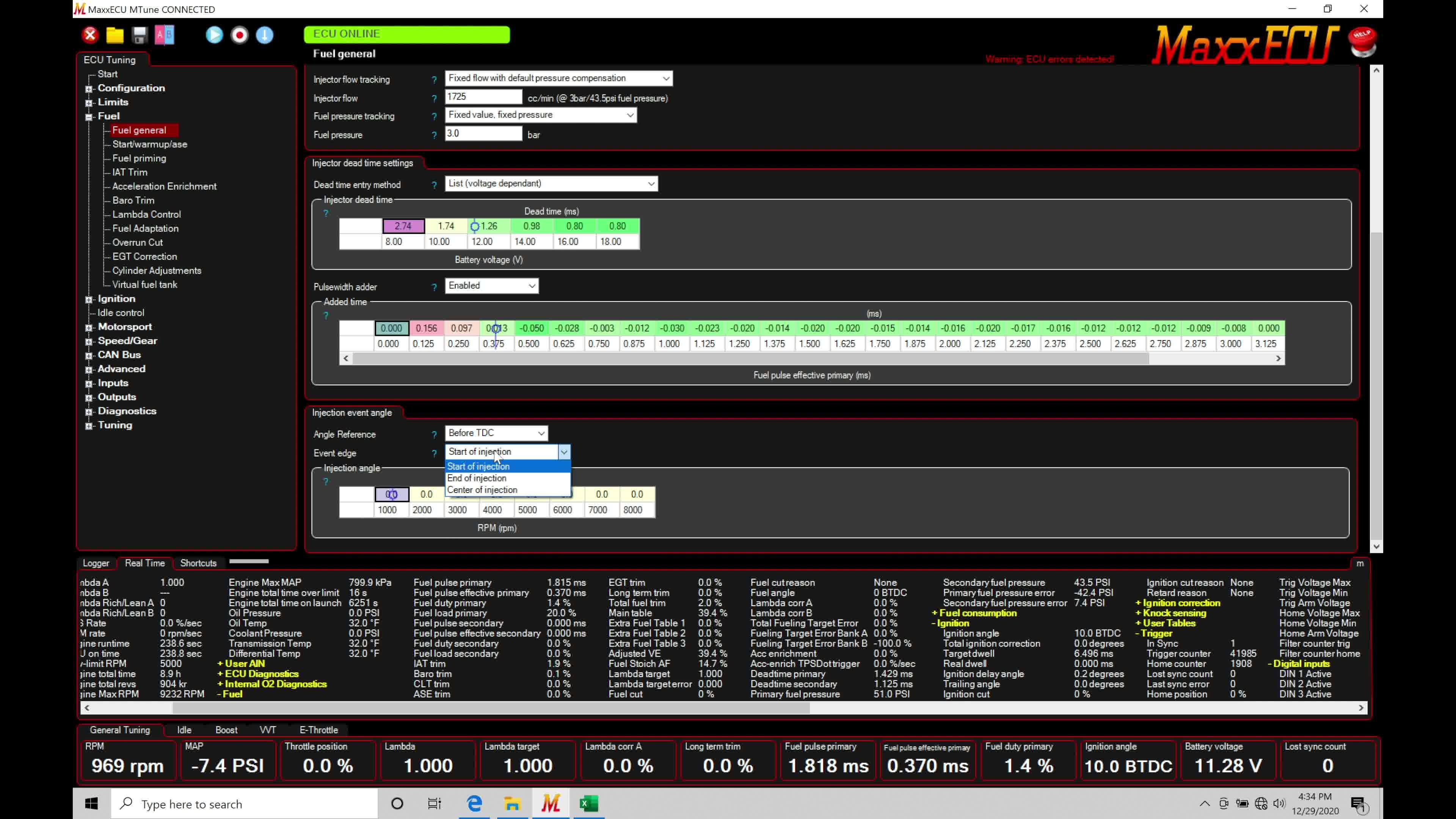 MaxxEcu Training Part 21: Fuel Injection Timing | Evans Performance ...