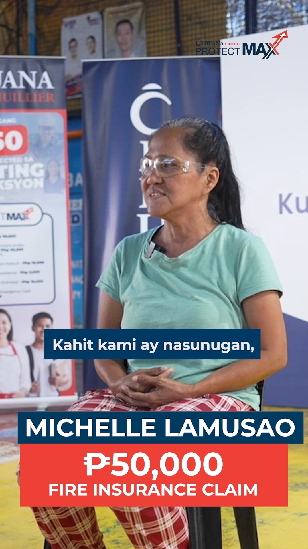 Isa si Aling Michelle sa mga nagtiwala sa ProtectMax Insurance. Kasama ...